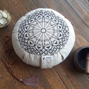 Zafu beige motif mandala